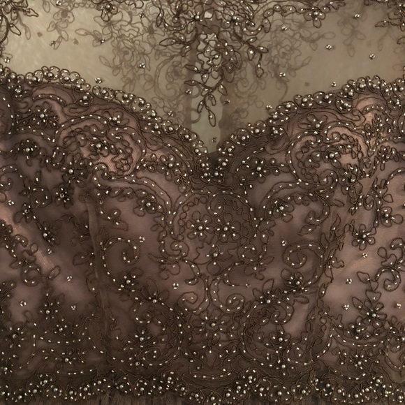 Montage evening dress - Picture 3 of 6